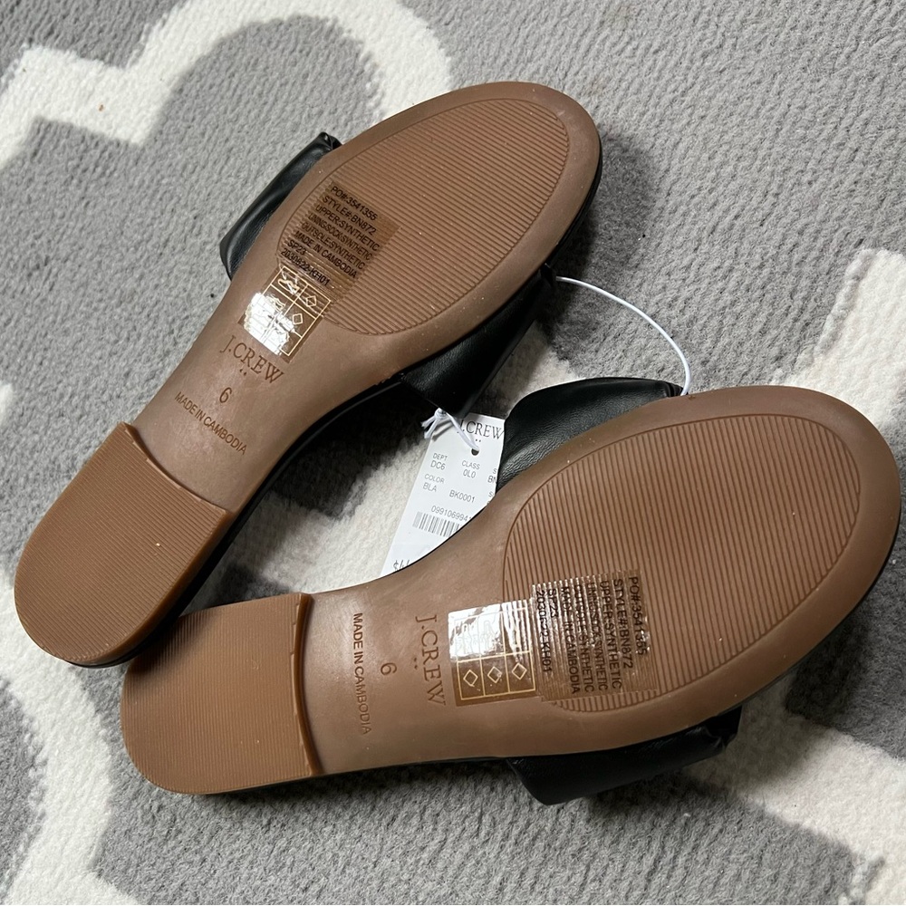J.Crew Ruched Slides - Picture 4 of 4